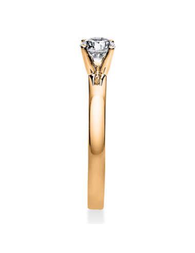 Sužadėtuvių žiedas su 0,50 karato deimantu - Elegancija_5