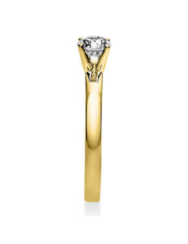 Sužadėtuvių žiedas su 0,50 karato deimantu - Elegancija_6