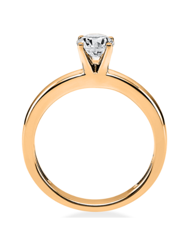 Sužadėtuvių žiedas su 0,50 karato deimantu - Elegancija_4