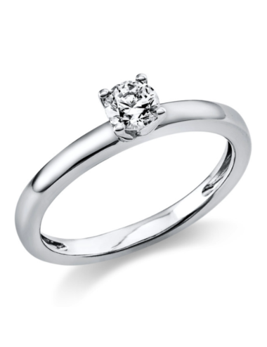 Sužadėtuvių žiedas su 0,30 karato deimantu - Elegancija