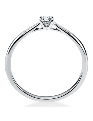 Sužadėtuvių žiedas su 0.15 karato deimantu - Deimantas