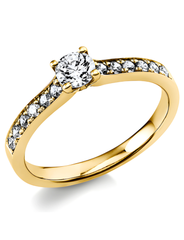 Balto aukso Sužadėtuvių žiedo gamyba - Modernus žiedas