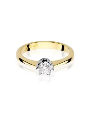 Klasikinis žiedas su deimantu NarcizasBrilliance