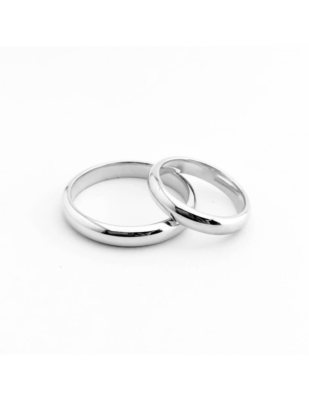 Vestuvinis žiedas „Klasika 2020" 4 mm