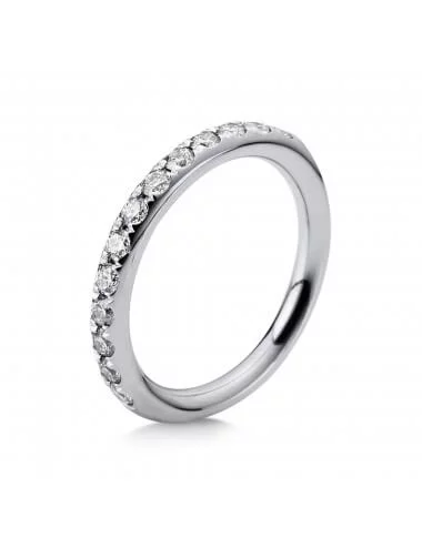Sužadėtuvių žiedas su briliantu "Deimantinė juostelė 16" (18 dydį turime salone)