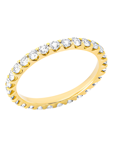 1,60 ct auksinis žiedas su Lab Grown diamonds baltas auksas