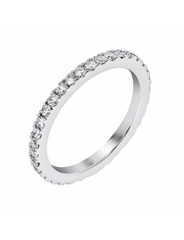 Balto aukso žiedas „Tikroji meilė“ su deimantais