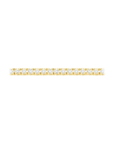 Geltono aukso grandinėlė ant kaklo su deimantais (4,56 ct)_1