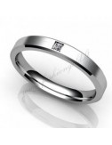 WEDDING RING "YELLOW PROMISE" with diamond