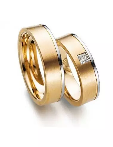 Modernus vestuvinis žiedas be deimanto - Stilius