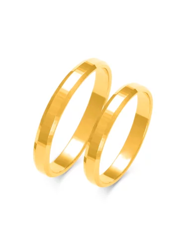 Vestuviniai žiedai - Moderni klasika (3mm)