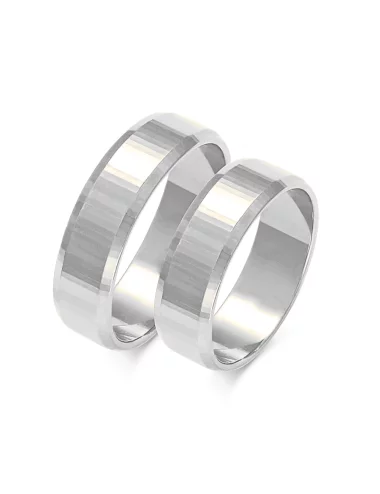 Vestuviniai žiedai - Moderni klasika (6 mm)