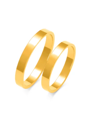 Vestuviniai žiedai - Modernus dizainas (3 mm)