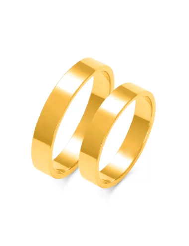 Vestuviniai žiedai - Modernus dizainas (4 mm)
