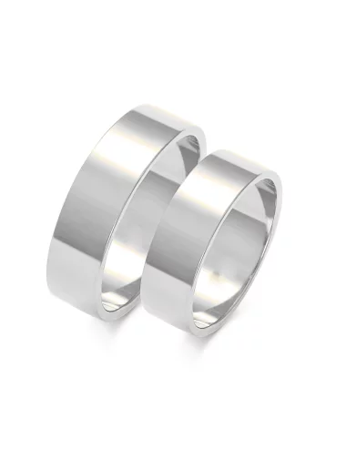 Vestuviniai žiedai - Modernus dizainas (6 mm)