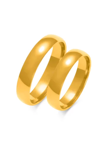 Vestuviniai žiedai - Klasikiniai (5 mm)