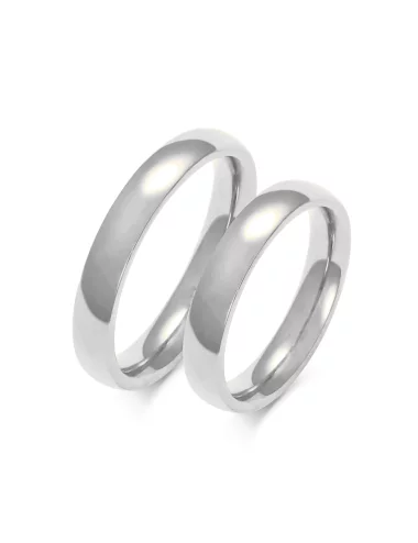 Vestuviniai žiedai - Klasikiniai (4 mm)