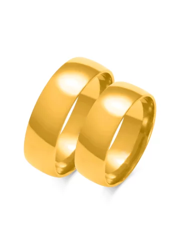 Vestuviniai žiedai - Klasikiniai (6,5 mm)