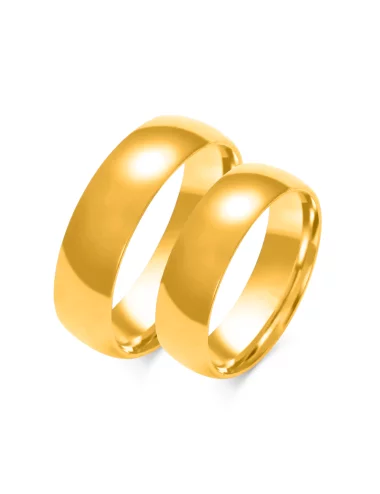 Klasikiniai vestuviniai žiedai - Klasika (6 mm)