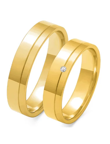 Vestuviniai žiedai - Meilės Sujungimas (5 mm)