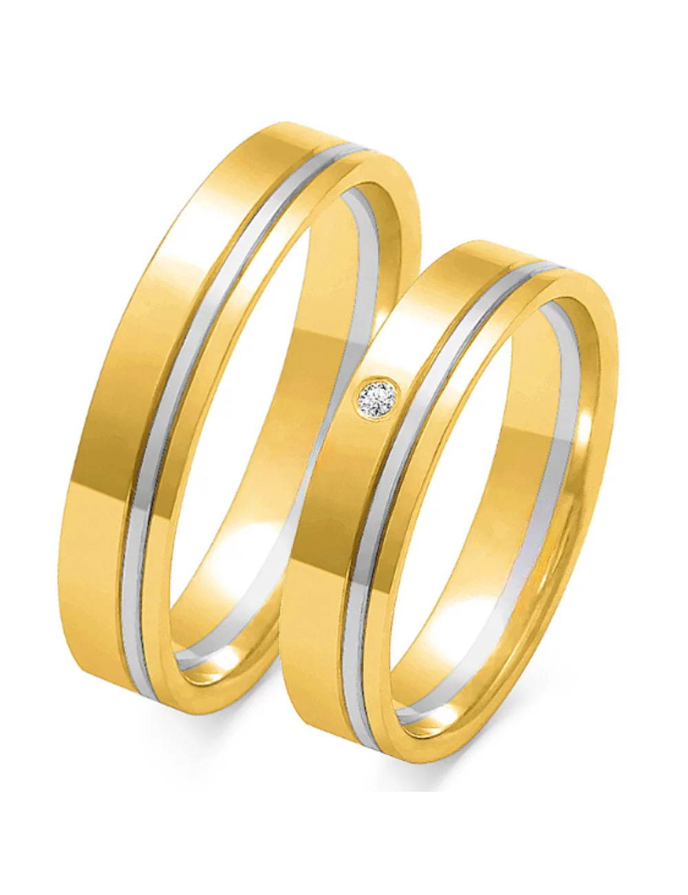 Vestuviniai žiedai - Sujungimas (4.5 mm)