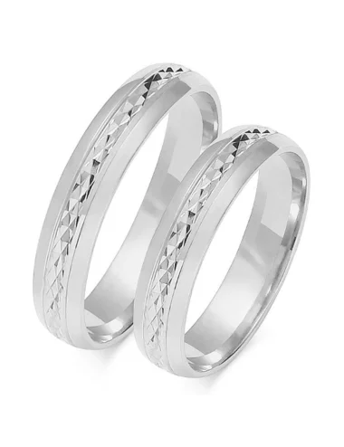 Vestuviniai žiedai - Švytintys (4.5 mm)
