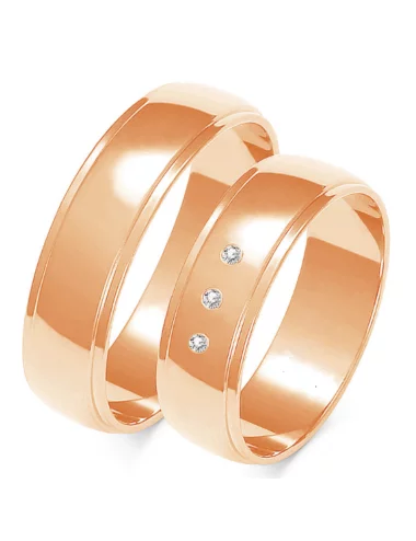 Vestuviniai žiedai - Diamantė (6 mm)
