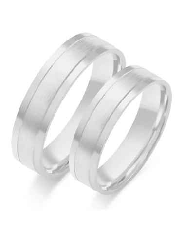 Vestuviniai žiedai - Šilkinis matas (5.5 mm)