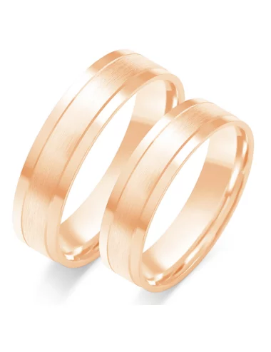 Vestuviniai žiedai - Šilkinis matas (5.5 mm)