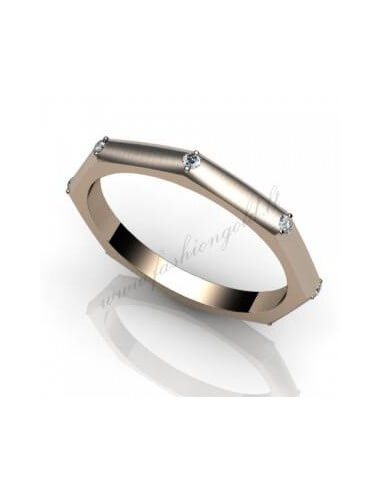 WEDDING RING "THE FACETED...