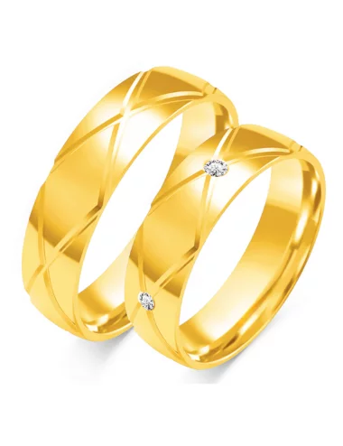 Geltono aukso vestuviniai žiedai - Išskirtinumas