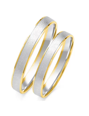 Dviejų spalvų minimalistiniaii žiedai
