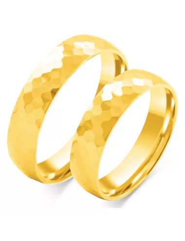 Balto aukso vestuviniai žiedai Šviesos simbolis