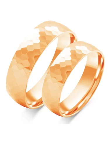 Paltūs balto aukso vestuviniai žiedai Šviesos simbolis