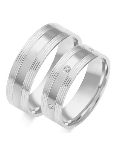 Vestuviniai žiedai - Deimantinis ratas