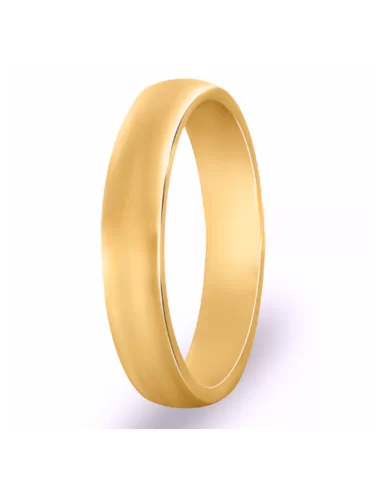 Balto aukso klasikinis vestuvinis vyriškas žiedas