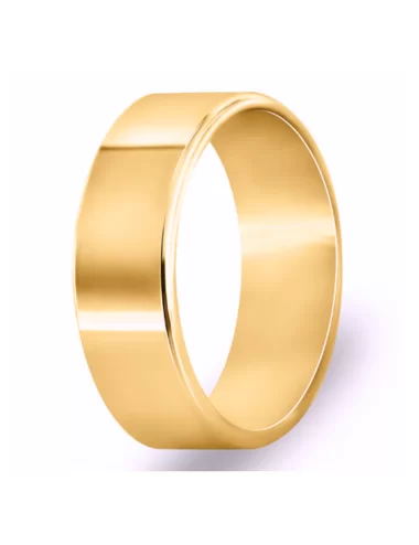 balto aukso platus tradicinis vestuvinis vyriškas žiedas