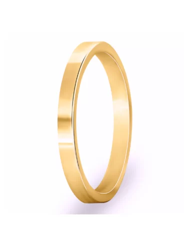 Minimalistinis vyriškas vestuvinis žiedas raudono aukso- Modern