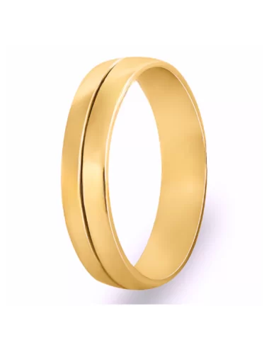 Balto aukso vyriškas vestuvinis žiedas - Court III