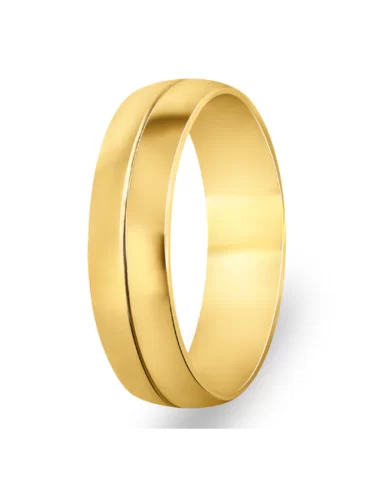 Balto aukso vyriškas vestuvinis žiedas - Court V