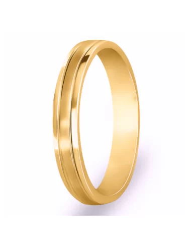 Red aukso vyriškas vestuvinis žiedas - Court IV