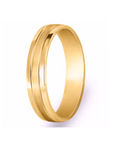 Red aukso vyriškas vestuvinis žiedas - Court VI