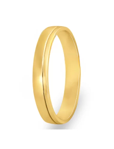 Geltono aukso vyriškas vestuvinis žiedas - Court VIII