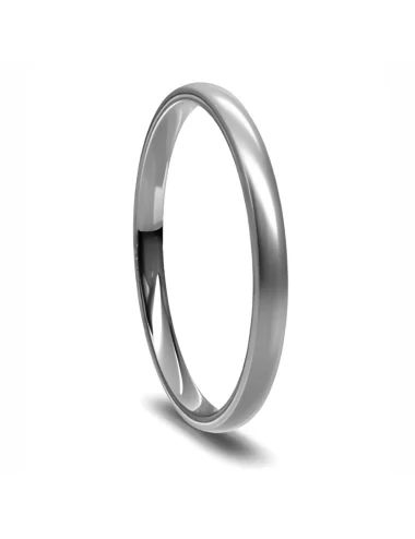2 mm vestuvinis žiedas iš platinos Court