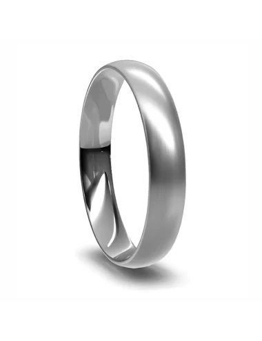 4 mm vestuvinis žiedas iš platinos Court