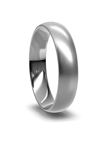 5 mm vestuvinis žiedas iš platinos Court