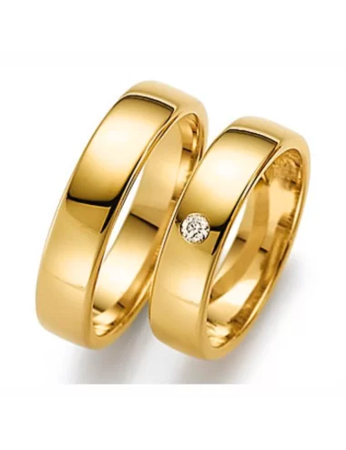 Vestuvinis žiedas be deimanto - Klasikinis Grožis