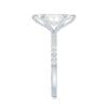 Modernus sužadėtuvių žiedas su deimantu iš balto aukso arba platinos - marquise cut