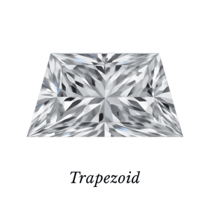 Deimantas Trapecijos formos- trapezoid shape