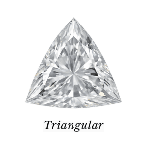 Deimantas Trikampio formos (angl. Triangular Shape Diamond arba Trilliant)